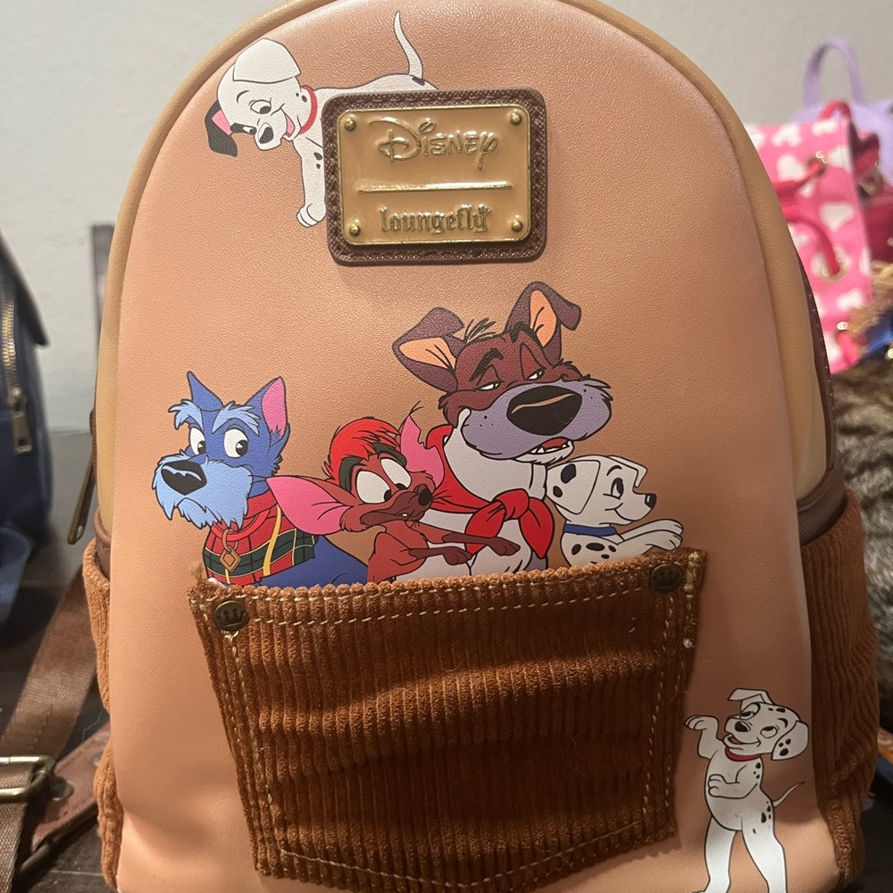 Loungefly Disney dogs mini backpack